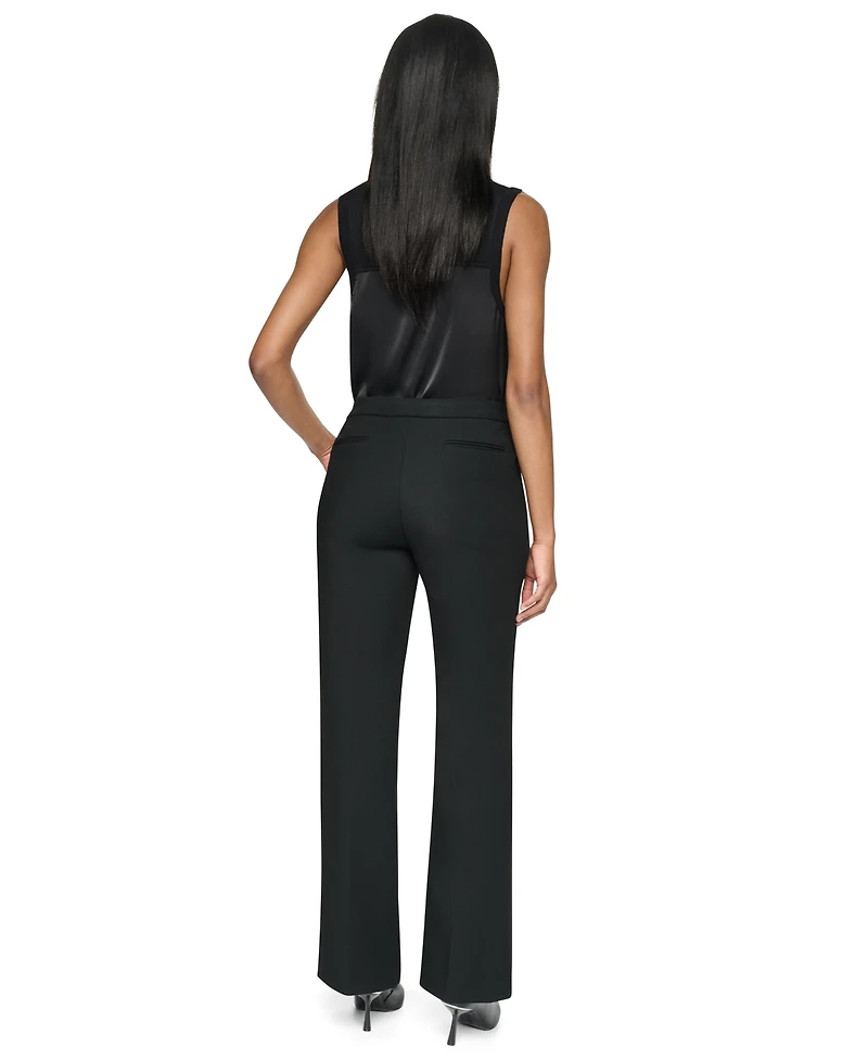 Dkny Women's Low-Rise Flare Trousers Pants