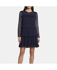 Pre-Owned Chloe Women's Chiffon Ruffle Mini Dress