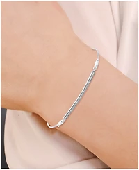 Diamond Bar Bolo Bracelet (1/6 ct. t.w.) in Sterling Silver