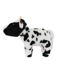 Mighty Farm Cow, Durable Plush Squeaky Dog Toy