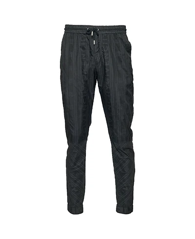 Pre-Owned Givenchy Men's Logo Striped Nylon Trousers
