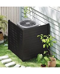 sumyeg Freestanding Air Conditioner Fence with Metal Ground Stakes