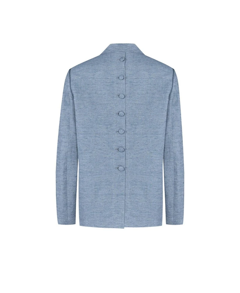 Pcfg Men's Free Heaven Linen Oversized Blazer