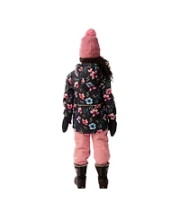 Deux par Little and Big Girl Light Weight Two Piece Chill Snowsuit Floral Print