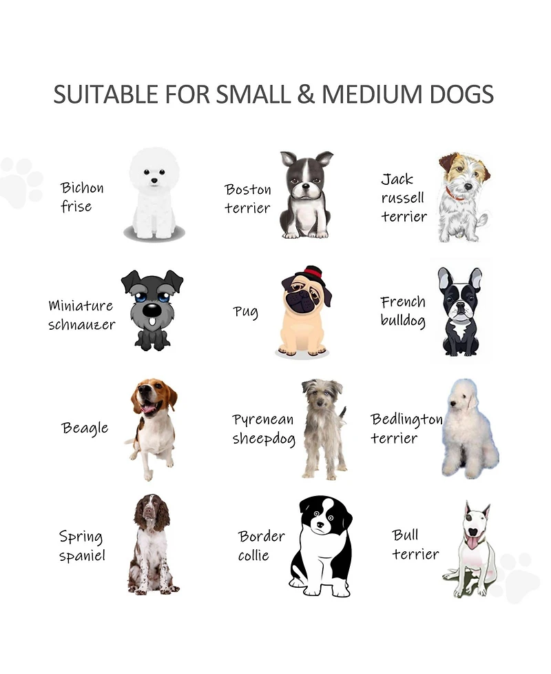 Ruie 6-Panel Folding Wooden Pet Gate Freestanding Dog Safety Barrier