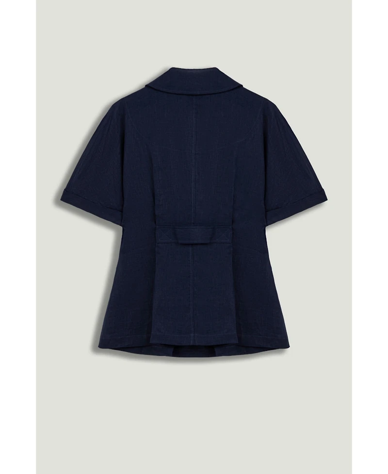 Nocturne Women's Short Sleeve Blazer Jacket