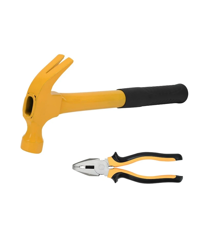 Xdovet Plier Hammer Tool Set Lineman's Wire Heavy Duty Claw Nonslip