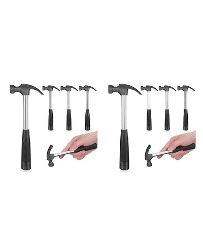 Xdovet Mini Hammer Claw Rubber Handle Steel Head Shock Absorber