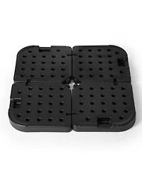 4-Piece set Universal Standard Fillable Umbrella Cross Base Weight