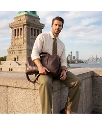 20 Inch Velour Leather Duffle Bag