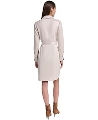 Halston Women's Midi Shirt Dress