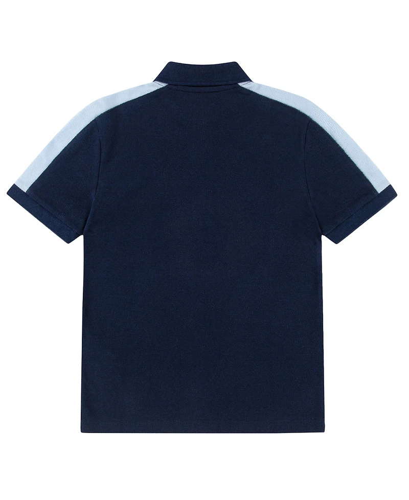 Lacoste Boys' 10-16 Color-Block Short-Sleeve Polo Shirt