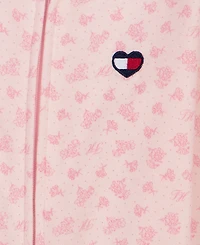 Tommy Hilfiger Baby Girls' Long-Sleeve Footed Coverall
