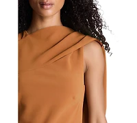 Kenneth Cole Women's Drape Cowl Neck Back Maxi Dress