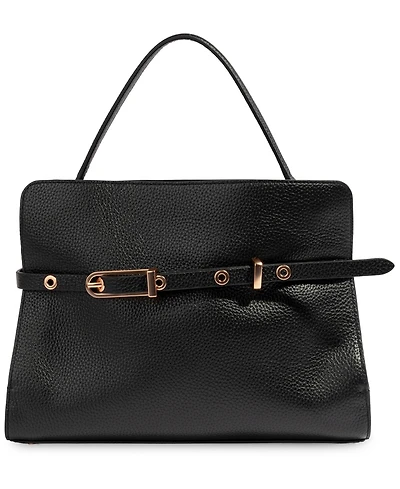 Sam Edelman Structured Florence Medium Leather Satchel Handbag