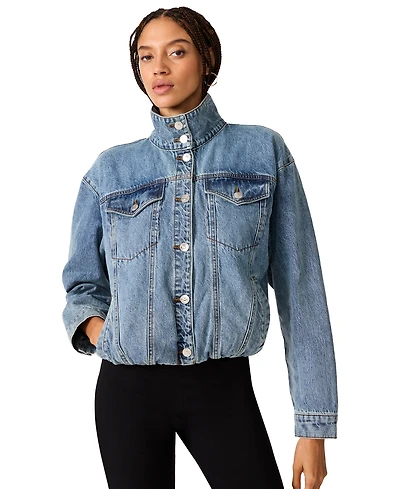 Steve Madden Women's Allyson Long-Sleeve Cotton Jacket