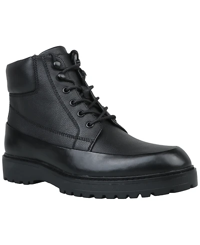 Alfani Men's Leather Round-Toe Boots