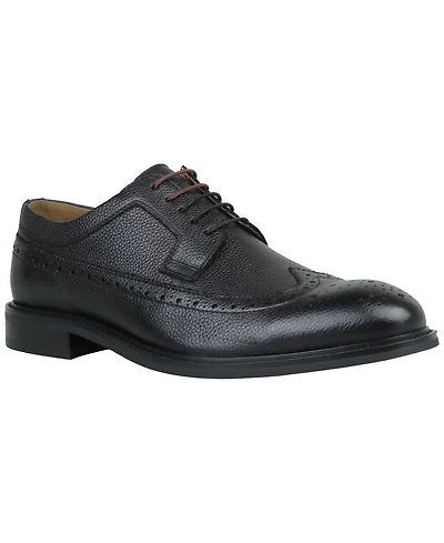 Bar Iii Men's Asherr Long Wing Brogue Leather Dress Shoes, Created for Macy's