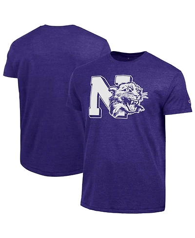 Champion Men's Purple Northwestern Wildcats Triumph Tri-Blend T-Shirt