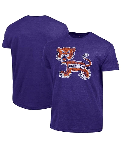 Champion Men's Purple Clemson Tigers Triumph Tri-Blend T-Shirt