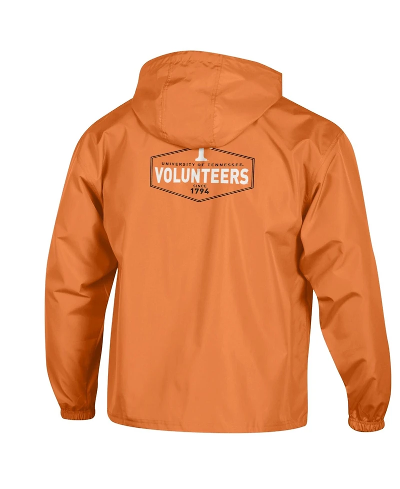 Champion Men's Tennessee Orange Delay Packable Half-Zip Hoodie