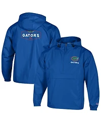 Champion Men's Royal Florida Gators Delay Packable Half-Zip Jacket