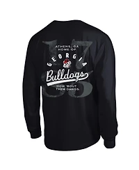 Champion Men's Black Georgia Bulldogs Laminated All-Star Long Sleeve T-Shirt