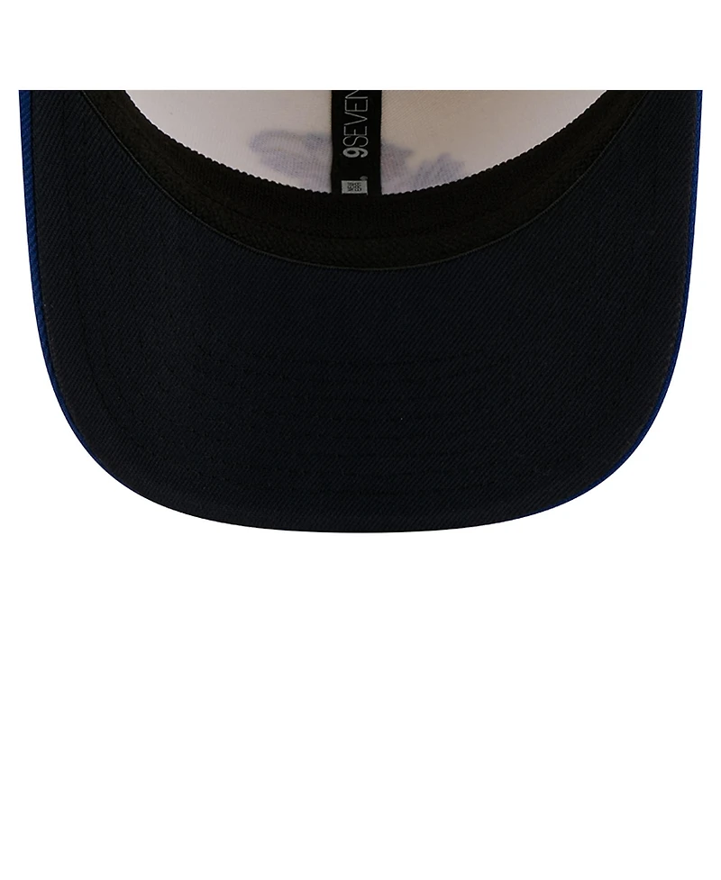 New Era Men's White, Royal Kansas Jayhawks America's 250th 9SEVENTY Adjustable Hat