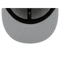New Era Men's Black Los Angeles Dodgers Blue Heaven On Earth Marquee Patch 59FIFTY Fitted Hat