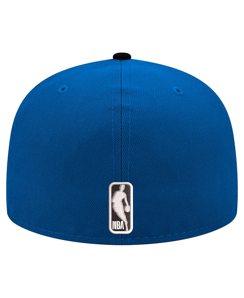 New Era Men's Blue, Black Minnesota Timberwolves 59FIFTY Fitted Hat