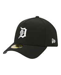 New Era Men's Black Detroit Tigers A-Frame 59FORTY Fitted Hat
