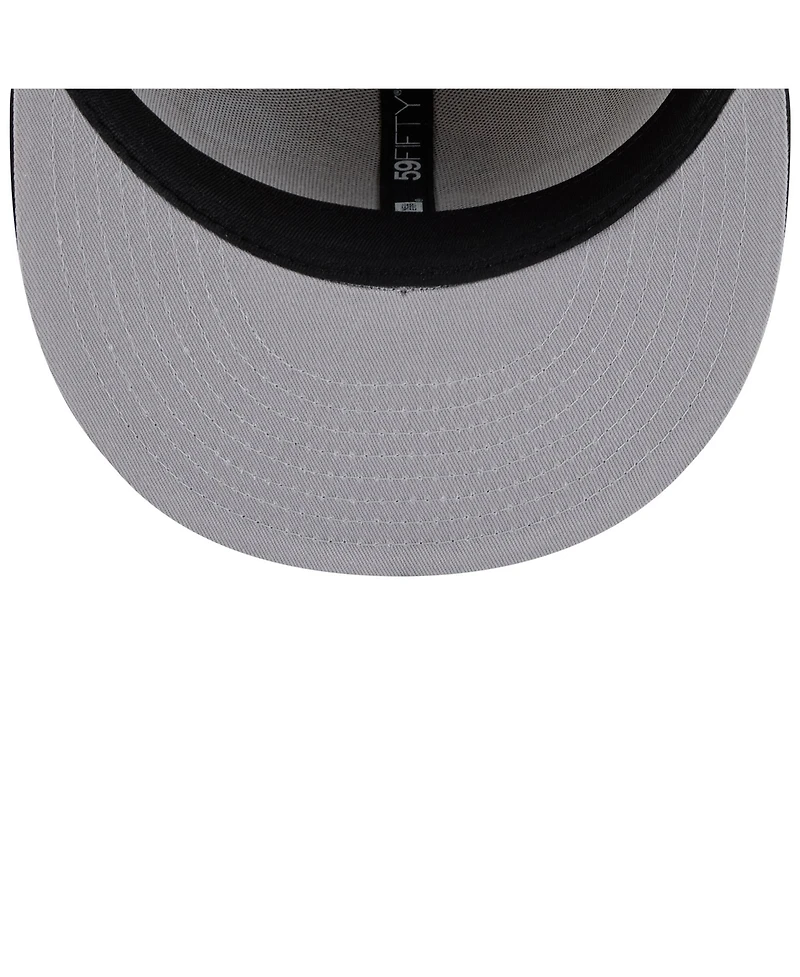 New Era Men's Tan Chicago White Sox Fruit Sticker 59FIFTY Fitted Hat