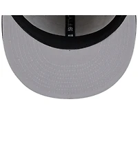 New Era Men's Tan Chicago White Sox Fruit Sticker 59FIFTY Fitted Hat