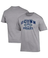 Champion Men's Heather Gray UConn Huskies Varsity T-Shirt