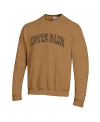 Champion Men's Brown Notre Dame Fighting Irish Latte Fleece Sweatshirt