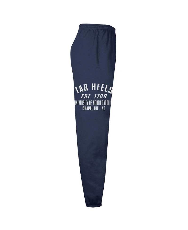 Champion Men's Navy North Carolina Tar Heels Power blend Banded Fleece Sweatpants