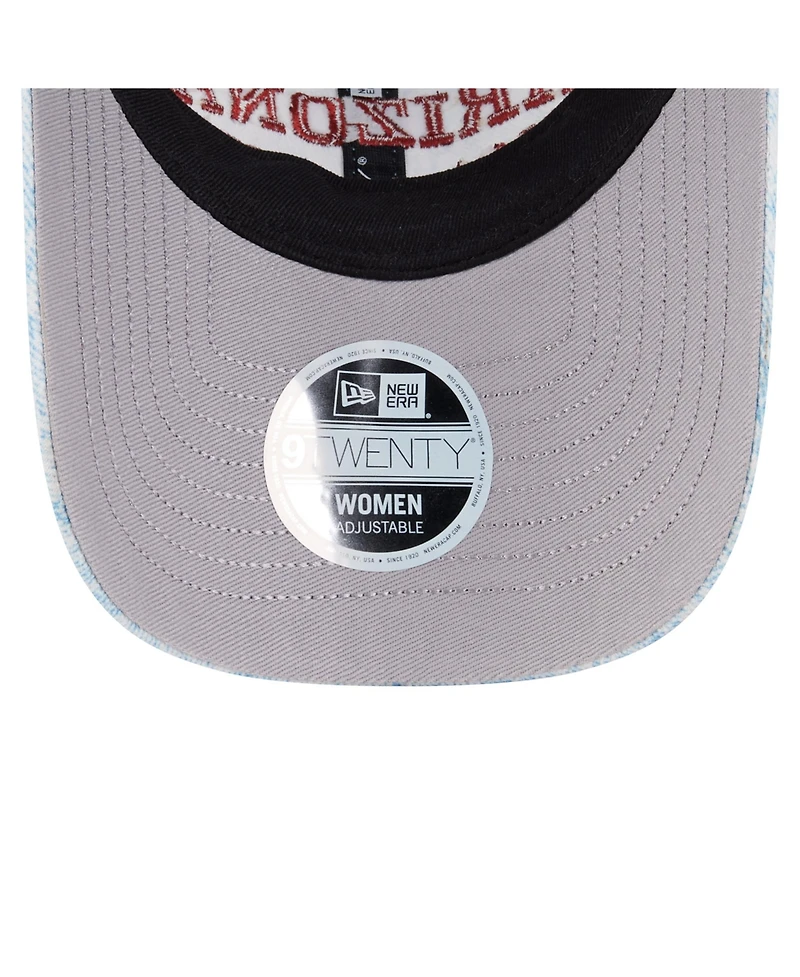 New Era Women's Light Blue Arizona Diamondbacks Daisy All Over 9TWENTY Adjustable Hat