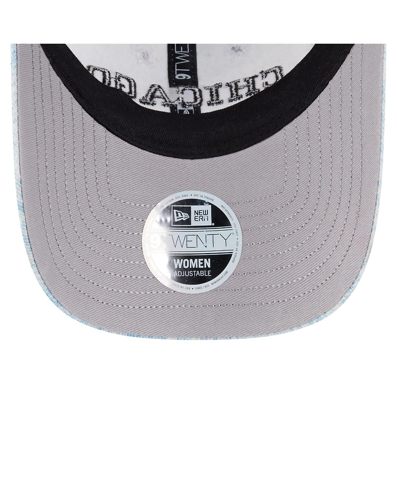 New Era Women's Light Blue Chicago White Sox Daisy All Over 9TWENTY Adjustable Hat