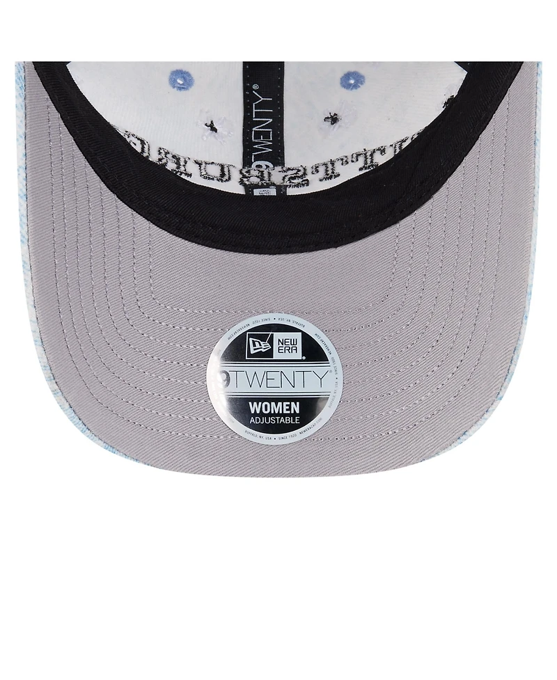 New Era Women's Light Blue Pittsburgh Pirates Daisy All Over 9TWENTY Adjustable Hat