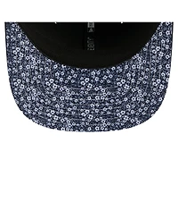 New Era Men's Navy Boston Red Sox Floral Patch 9SEVENTY Adjustable Hat