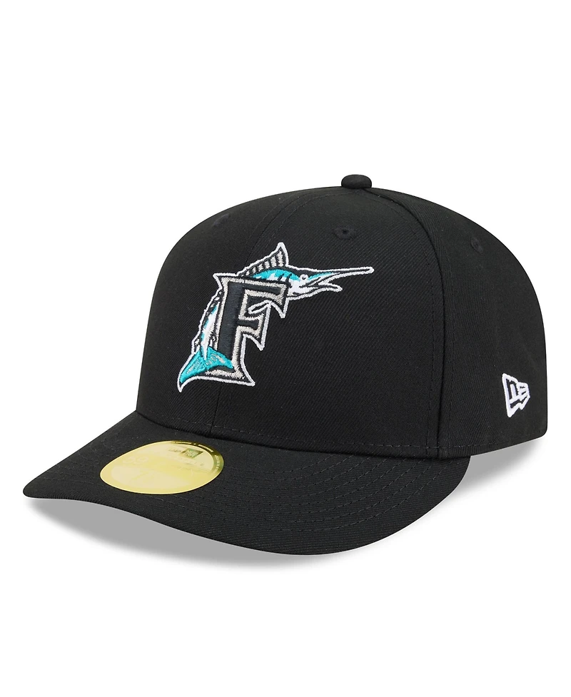 New Era Men's Black Florida Marlins 2026 Baseball Hall of Fame 59FIFTY Low Profile Fitted Hat