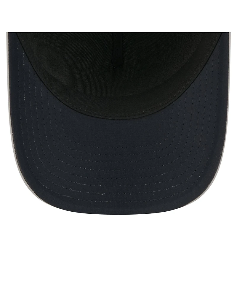New Era Men's Gray Houston Astros Micro Logo 9FORTY M-Crown A-Frame Adjustable Hat