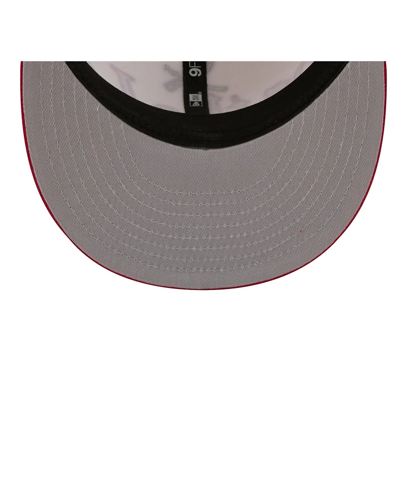 New Era Men's Cream St. Louis Cardinals Oversized Slogan 9FIFTY Snapback Hat