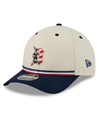 New Era Big Boys and Girls Cream, Navy Detroit Tigers Usa 250 9FORTY M-Crown Adjustable Hat