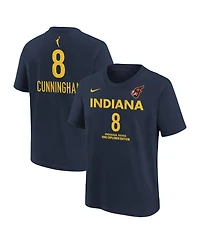 Nike Big Boys and Girls Sophie Cunningham Navy Indiana Fever Explorer Edition Name Number T-Shirt