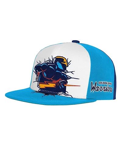 Mitchell & Ness Big Boys and Girls Light Blue Golden State Warriors Mascot Snapback Hat