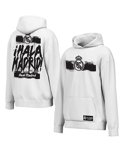 Outerstuff Men's White Real Madrid Chant Hoodie
