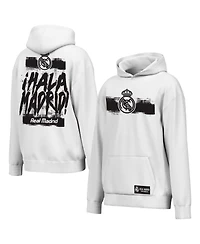 Outerstuff Men's White Real Madrid Chant Hoodie