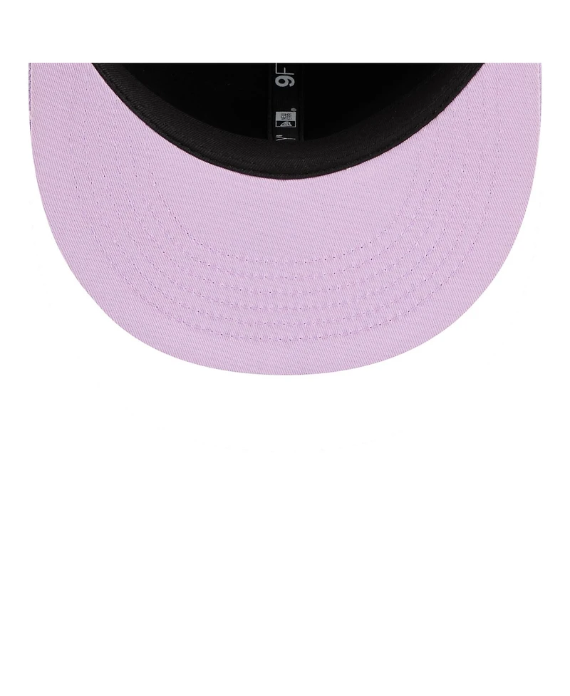 New Era Men's and Women's Eclipse Black, Violet Golden State Valkyries Wnba Tip-Off 2026 Metal Badge A-Frame 9FIFTY Snapback Hat