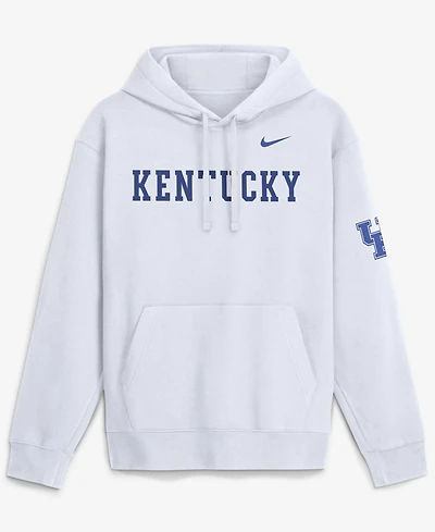 Nike Men's White Kentucky Wildcats 2026 Sideline Club Fleece Hoodie